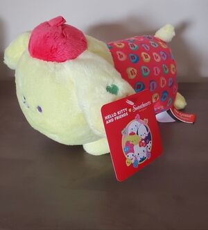 Sanrio Pompom Limited Edition 2026 Sweetheart Candy Design Laying Plush New